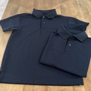Two navy blue Toddler Izod Polos